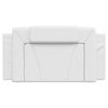 vidaXL Headboard Cushion "Viana" White 100 cm Faux Leather