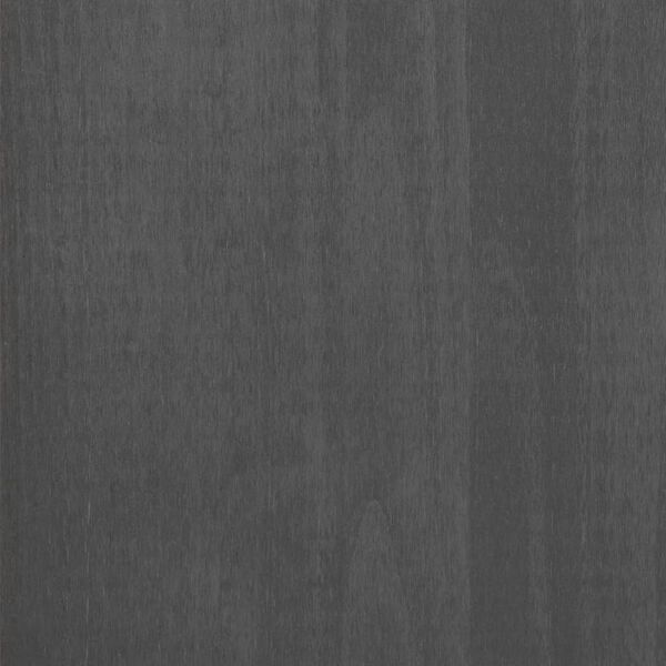 vidaXL Sideboard HAMAR Dark Grey 113x40x80 cm Solid Wood Pine