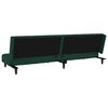 vidaXL 2-Seater Sofa Bed Dark Green Velvet
