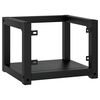 vidaXL Wall-mounted Bathroom Washbasin Frame Black 40x38x31 cm Iron
