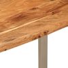 vidaXL Dining Table 110x50x76 cm Solid Wood Acacia