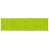 vidaXL Sun Loungers 2 pcs with Bright Green Cushion Solid Teak Wood