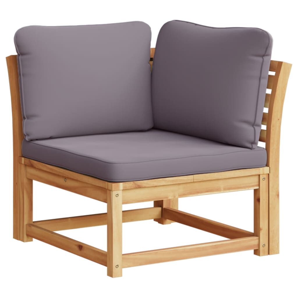 vidaXL 7 Piece Garden Lounge Set with Cushions Solid Wood Acacia
