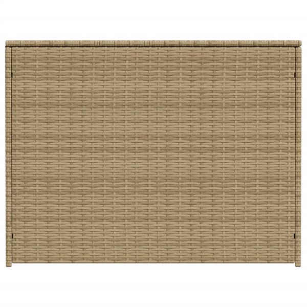 vidaXL Garden Storage Box Mix Beige 984L Poly Rattan