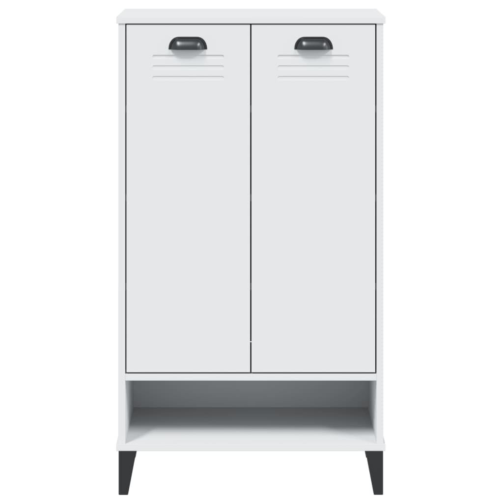 vidaXL Shoe Cabinet VIKEN White Engineered Wood