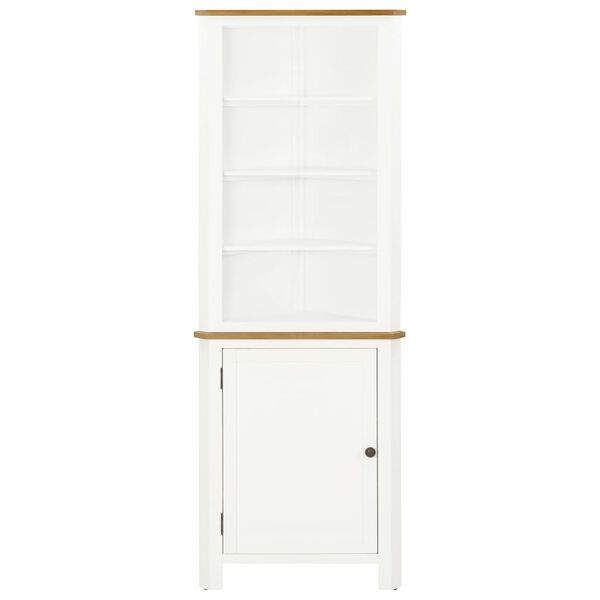 vidaXL Corner Cabinet 59x36x180 cm Solid Oak Wood