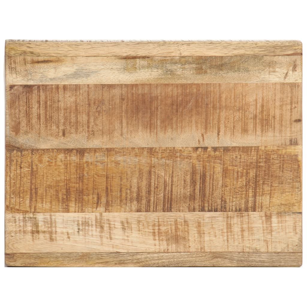 vidaXL Side Table 40x30x50 cm Solid Rough Mango Wood