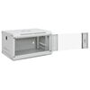 vidaXL 6U Wall Mounted Network Cabinet 19" IP20 53x40x30 cm