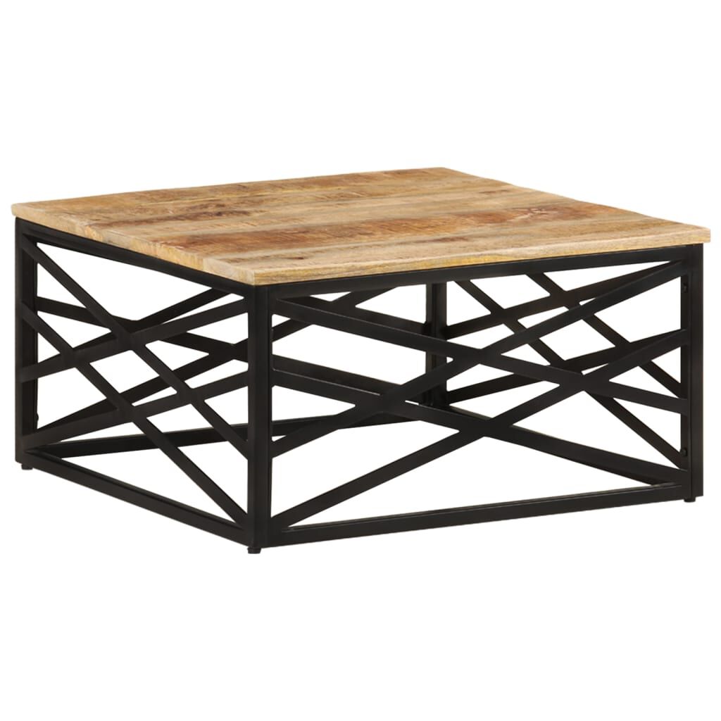 vidaXL Coffee Table 68x68x35 cm Solid Mango Wood