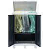 vidaXL Garden Dustbin with 3 Bags Dark Grey 65x38x102 cm