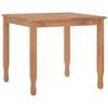 vidaXL 5 Piece Garden Dining Set Solid Wood Teak