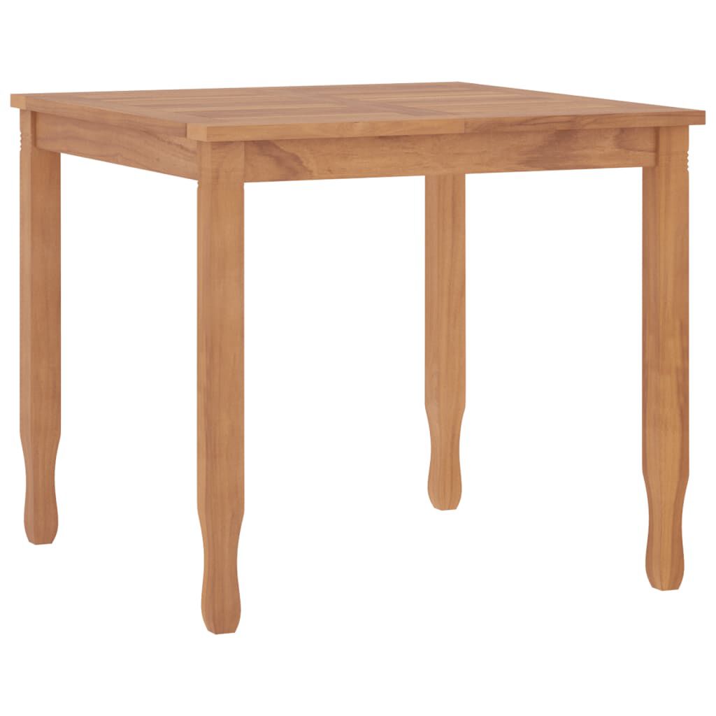 vidaXL 5 Piece Garden Dining Set Solid Wood Teak