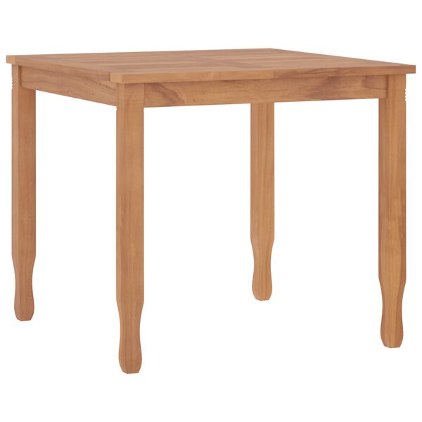 vidaXL 5 Piece Garden Dining Set Solid Wood Teak