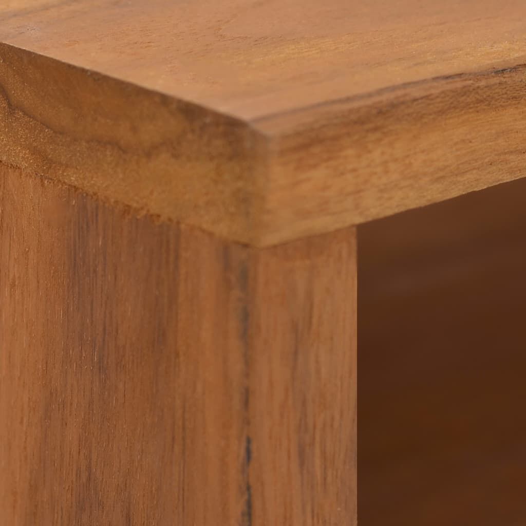 vidaXL TV Cabinet 80x30x50 cm Solid Teak Wood