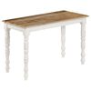 vidaXL Dining Table 120x60x76 cm Solid Mango Wood