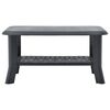 vidaXL Coffee Table Anthracite 90x60x46 cm Plastic