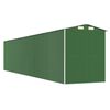 vidaXL Garden Shed Green 192x938x223 cm Galvanised Steel