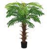 vidaXL Artificial Cycas Palm with Pot 140 cm Green