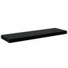 vidaXL Floating Wall Shelves 4 pcs High Gloss Black 80x23.5x3.8 cm MDF