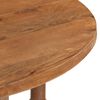 vidaXL Dining Table Round 110x76 cm Solid Mango Wood