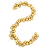 vidaXL Christmas Balls Garland Gold 175 cm Polystyrene