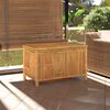 vidaXL Garden Storage Box 90x52x55cm Bamboo