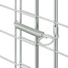 vidaXL Chicken Cage 2 pcs Silver 600 x 100 x 210 cm Galvanised Steel