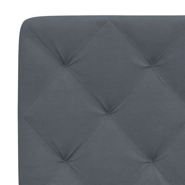 vidaXL Headboard Cushion Dark Grey 193 cm Velvet
