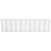 vidaXL Gabion Wall with Covers Galvanised Steel 600x50x150 cm