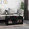 vidaXL Coffee Table Black 102x50x52.5 cm Engineered Wood