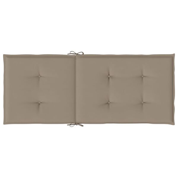 vidaXL Reclining Garden Chairs with Cushions 6 pcs Solid Wood Teak