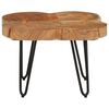 vidaXL Coffee Table 36 cm 4 Trunks Solid Wood Acacia