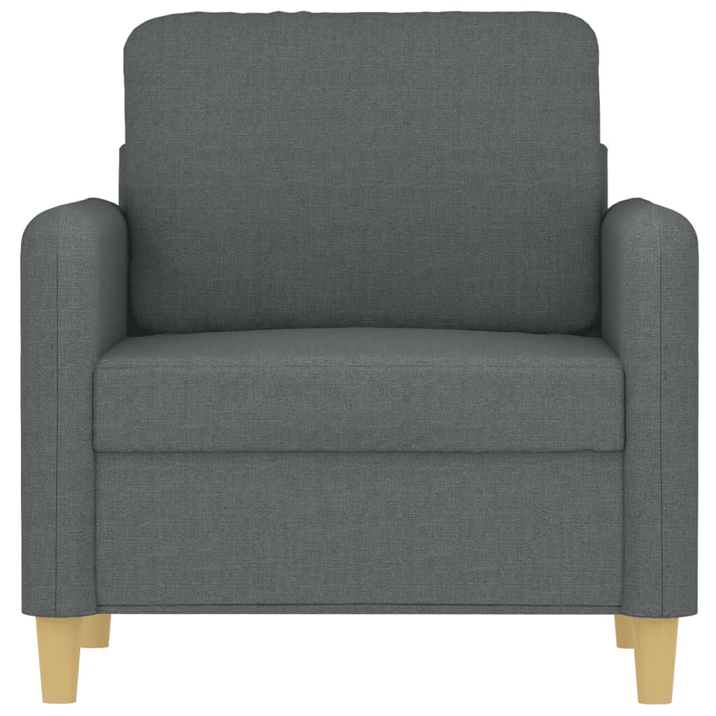 vidaXL Sofa Chair Dark Grey 60 cm Fabric