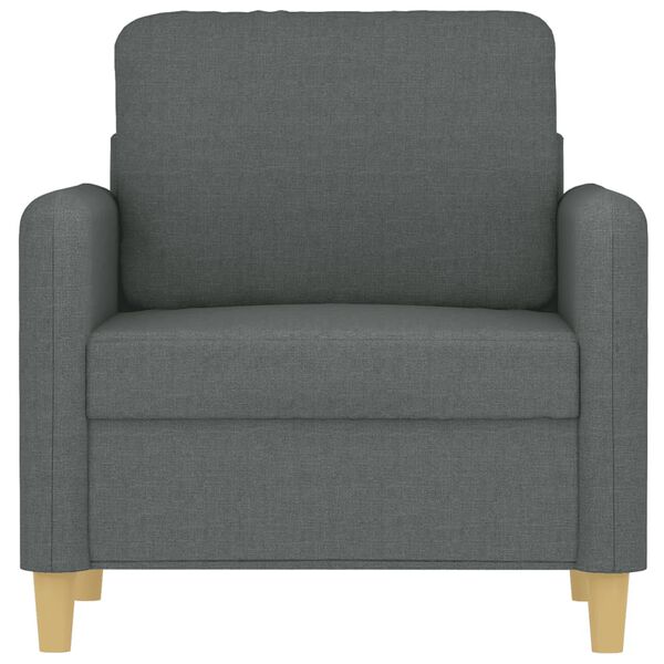 vidaXL Sofa Chair Dark Grey 60 cm Fabric