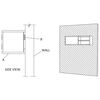 vidaXL Wall-mounted TV Cabinet 90x30x30 cm Solid Teak Wood