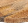 vidaXL Table Top &Oslash; 60x1.5 cm Round Solid Wood Rough Mango