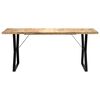 vidaXL Dining Table 180x90x76 cm Solid Mango Wood