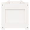 vidaXL Garden Planter White 90x31x31 cm Solid Wood Pine
