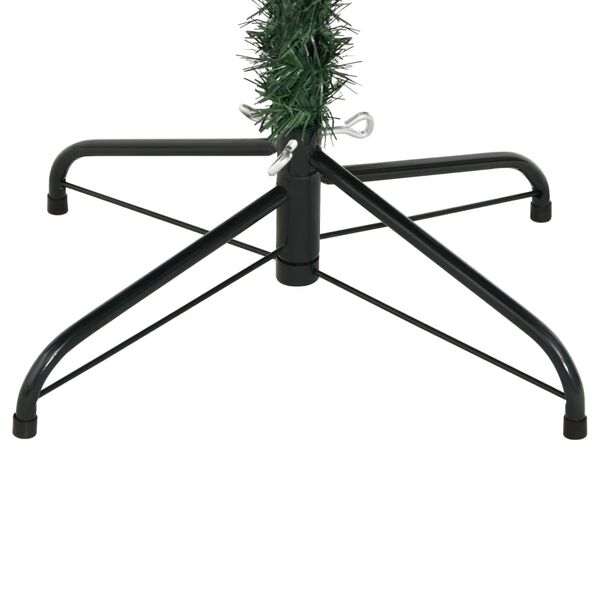 vidaXL Artificial Hinged Christmas Tree with Flocked Snow 150 cm