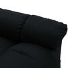 vidaXL Electric Recliner Chair Black Fabric