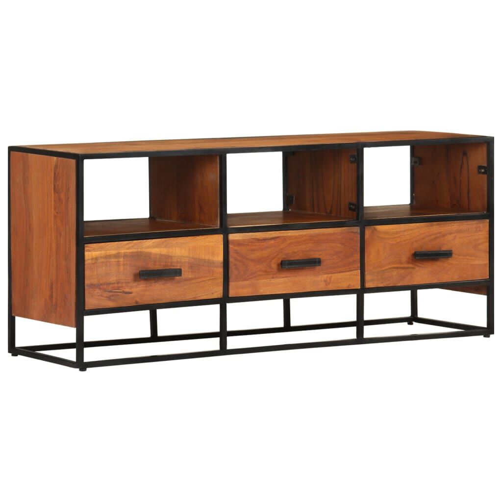 vidaXL TV Cabinet 110x30x45 cm Solid Acacia Wood