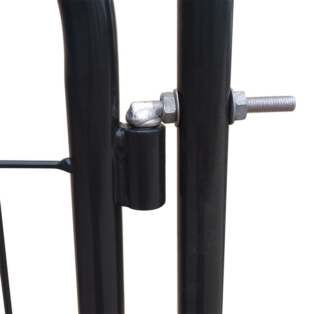 vidaXL Garden Fence Gate 100x100 cm Anthracite