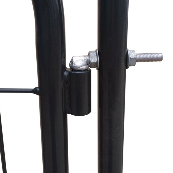 vidaXL Garden Fence Gate 100x100 cm Anthracite