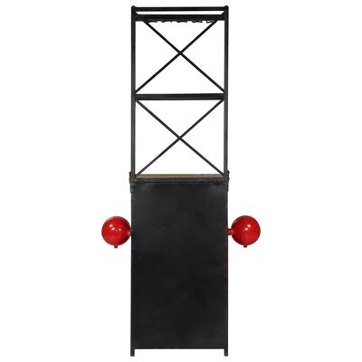 vidaXL Tractor Wine Cabinet 49x31x172 cm Solid Mango Wood
