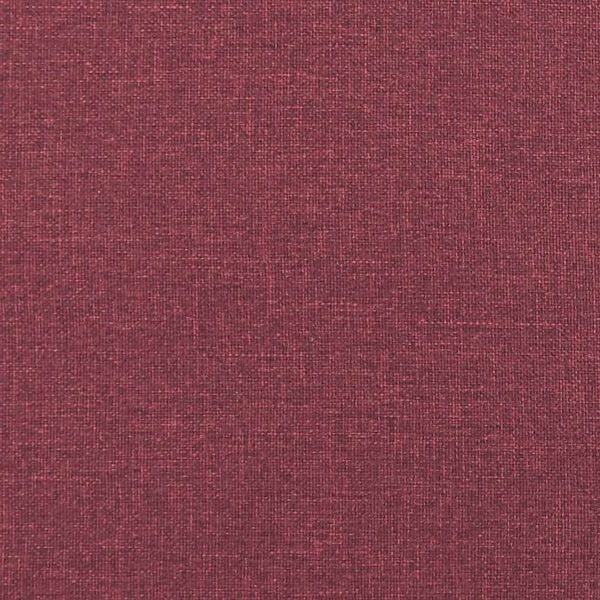 vidaXL Electric Massage Recliner Chair Wine Red Fabric
