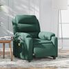 vidaXL Electric Massage Recliner Chair Dark Green Velvet