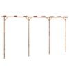 vidaXL Pergola Bamboo 385x40x205 cm