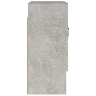 vidaXL Wall Cabinet Concrete Grey 60x31x70 cm Engineered Wood