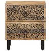 vidaXL Bedside Cabinets 2 pcs 40x33x46 cm Solid Wood Mango