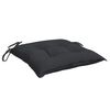 vidaXL Chair Cushions 6 pcs Black 40x40x7 cm Oxford Fabric